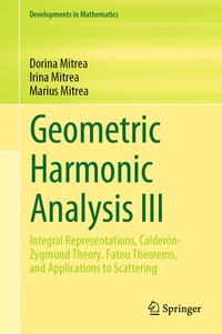 Abbildung von: Geometric Harmonic Analysis III - Springer