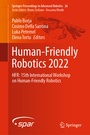 Cover: Human-Friendly Robotics 2022 - Springer
