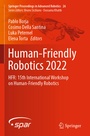 Cover: Human-Friendly Robotics 2022 - Springer