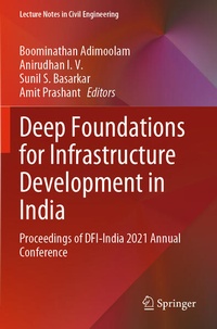 Enlarge image Cover: Deep Foundations for Infrastructure Development in India - Springer