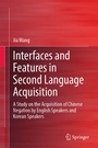 Cover: Interfaces and Features in Second Language Acquisition - Springer