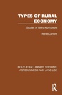 Cover: Types of Rural Economy - Routledge