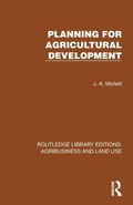 Cover: Planning for Agricultural Development - Routledge