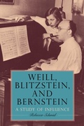 Cover: Weill, Blitzstein, and Bernstein - De Gruyter