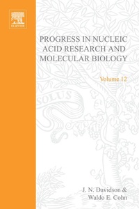 Enlarge image Cover: Progress in Nucleic Acid Research and Molecular Biology - Academic Press