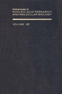 Enlarge image Cover: Progress in Nucleic Acid Research and Molecular Biology - Academic Press