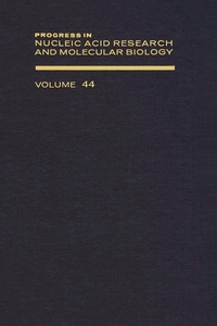 Enlarge image Cover: Progress in Nucleic Acid Research and Molecular Biology - Academic Press