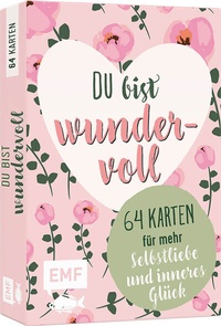 Abbildung von: Kartenbox Selbstliebe: Du bist wundervoll - 64 Karten für mehr Selbstliebe und inneres Glück - Edition Michael Fischer / EMF Verlag