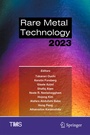Cover: Rare Metal Technology 2023 - Springer