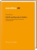 Cover: Schrift und Sprache in Nubien - Harrassowitz Verlag