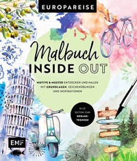 Abbildung von: Malbuch Inside Out: Watercolor Europareise - Edition Michael Fischer / EMF Verlag
