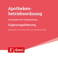 Cover: Apothekenbetriebsordnung 16. Erg&auml;nzungslieferung 2022 - Avoxa - Mediengruppe Deutscher Apotheker