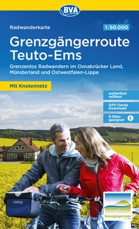 Abbildung von: Radwanderkarte BVA Radwandern auf der Grenzgängerroute Teuto-Ems 1:50.000, reiß- und wetterfest, GPS-Tracks Download - BVA BikeMedia