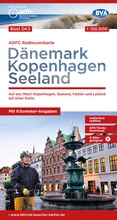 Bild: ADFC-Radtourenkarte DK3 Dänemark/Kopenhagen/Seeland 1:150.000, reiß- und wetterfest, E-Bike geeignet, mit GPS-Tracks Download, mit Bett+Bike Symbolen, mit Kilometer-Angaben - KOMPASS-Karten