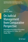 Cover: On Judicial Management from Comparative Perspective - Springer