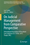 Abbildung von: On Judicial Management from Comparative Perspective - Springer