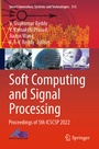 Cover: Soft Computing and Signal Processing - Springer
