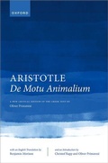 Cover: Aristotle, De motu animalium - Oxford University Press
