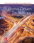 Cover: Business Driven Technology ISE - McGraw-Hill Education