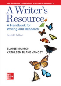 Enlarge image Cover: ISE A Writer's Resource (comb-version) Student Edition - McGraw-Hill Education