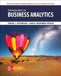 Cover: Introduction to Business Analytics ISE - McGraw-Hill Education