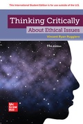 Cover: Thinking Critically About Ethical Issues ISE - McGraw-Hill Education