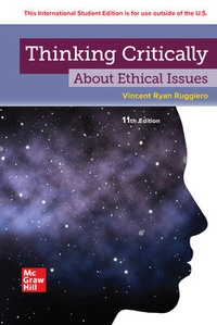 Enlarge image Cover: Thinking Critically About Ethical Issues ISE - McGraw-Hill Education