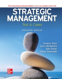Enlarge image Cover: Strategic Management: Text and Cases ISE - McGraw-Hill Education