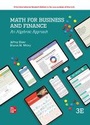 Cover: Math For Business And Finance: An Algebraic Approach ISE - McGraw-Hill Education
