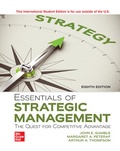 Cover: Essentials of Strategic Management: The Quest for Competitive Advantage ISE - McGraw-Hill Education