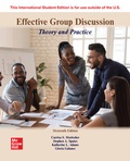 Cover: Effective Group Discussion: Theory and Practice ISE - McGraw-Hill Education
