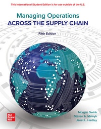Enlarge image Cover: Managing Operations Across The Supply Chain ISE - McGraw-Hill Education