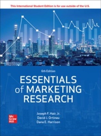 Enlarge image Cover: Essentials of Marketing Research ISE - McGraw-Hill Education