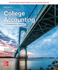 Cover: College Accounting (A Contemporary Approach) ISE - McGraw-Hill Education