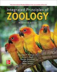 Enlarge image Cover: Integrated Principles of Zoology ISE - McGraw-Hill Education