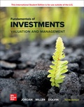 Cover: Fundamentals of Investments: Valuation and Management ISE - McGraw-Hill Education