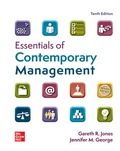 Cover: Essentials of Contemporary Management ISE - McGraw-Hill Education