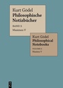 Cover: Maximen V / Maxims V - De Gruyter