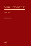 Cover: Progress in Nucleic Acid Research and Molecular Biology - Academic Press