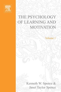 Enlarge image Cover: Psychology of Learning and Motivation - Academic Press