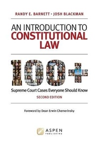 Enlarge image Cover: An Introduction to Constitutional Law - Aspen Publishing