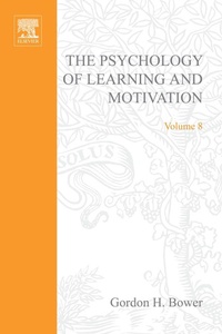 Enlarge image Cover: Psychology of Learning and Motivation - Academic Press