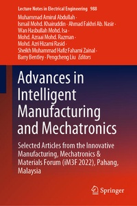 Enlarge image Cover: Advances in Intelligent Manufacturing and Mechatronics - Springer