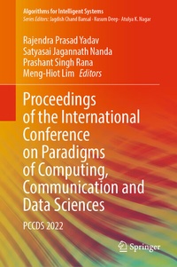 Enlarge image Cover: Proceedings of the International Conference on Paradigms of Computing, Communication and Data Sciences - Springer