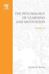 Enlarge image Cover: Psychology of Learning and Motivation - Academic Press