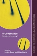 Cover: e-Governance - Routledge