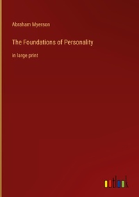 Enlarge image Cover: The Foundations of Personality - Outlook Verlag