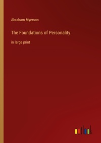 Enlarge image Cover: The Foundations of Personality - Outlook Verlag