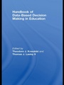 Cover: Handbook of Data-Based Decision Making in Education - Routledge