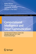 Cover: Computational Intelligence and Smart Communication - Springer